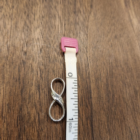 New! Sterling Silver 925 I Love You Forever Infinity Pendant Necklace & Chain - Picture 2 of 7